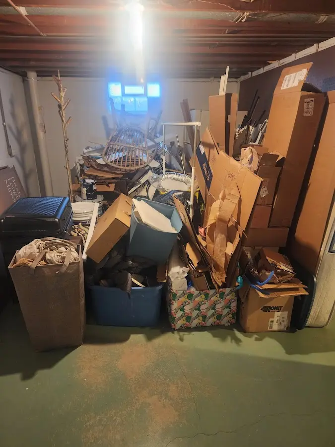 Roll-off dumpster container at job site for 20 Yard Dumpster Rental in Pahokee